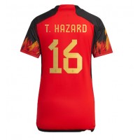 Belgien Thorgan Hazard #16 Replika Hemmatröja Dam VM 2022 Kortärmad